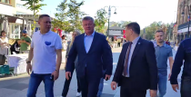 Глава города Михаил Исаев вместе с руководителями профильных структурных подразделений посмотрели состояние центральной части города