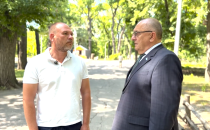 Игорь Молчанов посетил Городской парк