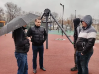 В Заводском районе прошло выездное обследование сквера по ул. Прессовая