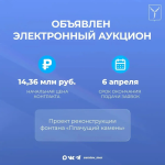 Объявлен электронный аукцион