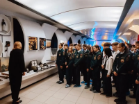 Будущие спасатели посетили музейно-выставочный центр МЧС Будущие спасатели посетили музейно-выставочный центр МЧС