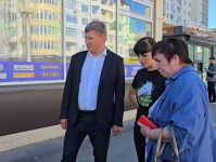 По поручению Михаила Исаева в Октябрьском районе продолжаются обходы объектов потребительского рынка