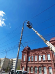 Продолжается обслуживание систем уличного освещения