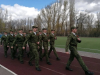 Юные патриоты Ленинского района: состоялся «Смотр строя и песни»