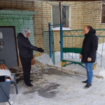В Гагаринском районе продолжается контроль за зимним содержанием дворовых территорий