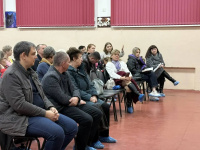 Глава администрации Заводского района Вячеслав Доронин провел встречу с жителями пос. Комсомольский