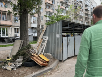 Объезд контейнерных площадок в Октябрьском районе