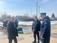 Проверка контейнерных площадок в Гагаринском районе Проверка контейнерных площадок в Гагаринском районе