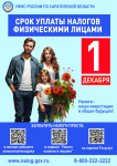 1 декабря 2025 года истекает срок уплаты имущественных налогов для физических лиц