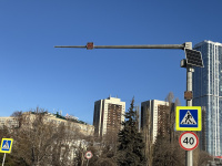 В Саратове по нацпроекту «Инфраструктура для жизни» установили 14 светофоров типа Т7