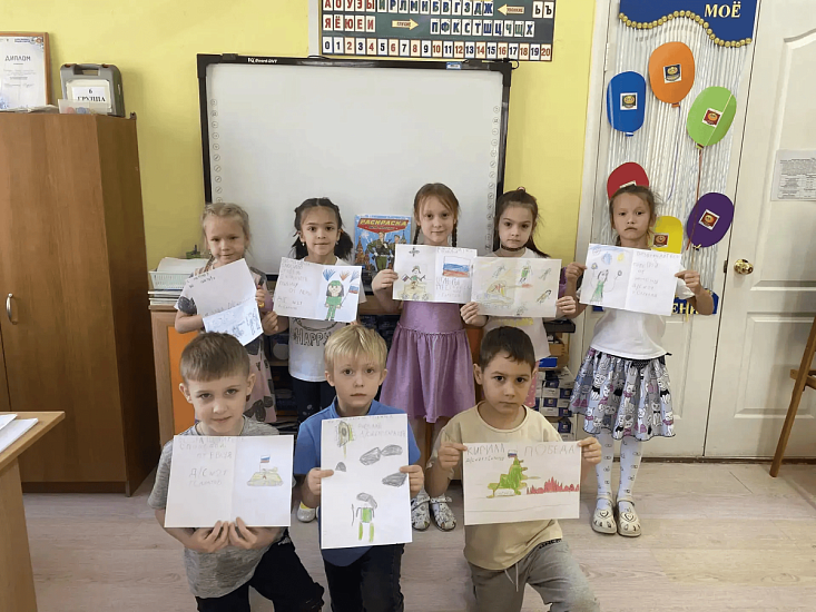 В МДОУ «Детский сад №21» прошла Всероссийская патриотическая акция «Письмо солдату»