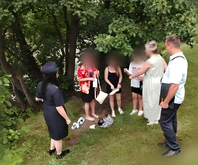 В Ленинском районе состоялся объезд мест отдыха на водоемах, где купание запрещено