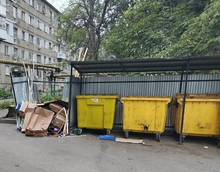 В Ленинском районе продолжается мониторинг состояния контейнерных площадок
