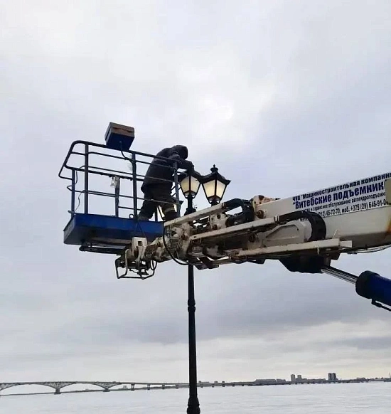 Продолжаются работы по содержанию и развитию городской световой инфраструктуры