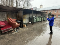 Мониторинг состояния контейнерных площадок на территории района