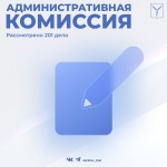 Административная комиссия рассмотрела 201 дело