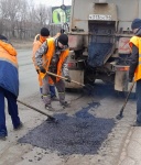 Продолжается текущий ремонт улично-дорожной сети 