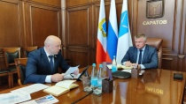 Глава города Саратова Михаил Исаев провел встречу с заместителем по экономике Александром Борзовым
