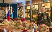 Урок мужества в школе имени Жукова