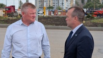 Глава города Саратова проконтролировал благоустройство въезда в город со стороны Вольского тракта