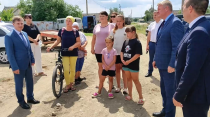 Михаил Исаев: «В Гагаринском районе на станции Тарханы на улице Садовой начались работы по замене изношенного водопровода»