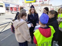 Профилактическая акцию Стань заметным пешеходом!