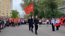 В школе №59 состоялось торжественное мероприятие, посвященное 80-летию Победы в Великой Отечественной войне