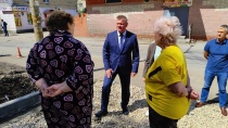 Михаил Исаев: «Вместе с главой администрации Волжского района Татьяной Ерохиной осмотрели состояние улиц Бакинская, 2-й Соколовогорский проезд, Соколовогорская, Мясницкая»