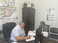 Председатель комитета по транспорту провел личный прием граждан
