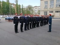 В Кировском районе прошло мероприятие 
строя и песни «На знамя Победы»