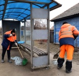 Оперативно проведены работы по восстановлению 
поврежденных остановочных павильонов