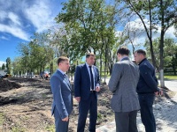 По поручению главы города Саратова Михаила Исаева первый заместитель Максим Сиденко провел выездное обследование городской территории 