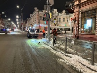 Продолжаются работы по ликвидации снега 
и наледи