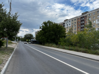 Отремонтирована дорога на улице имени Маркина Н.Г.