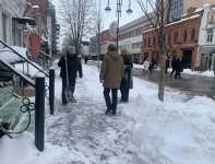 Продолжается контроль за своевременной уборкой снега