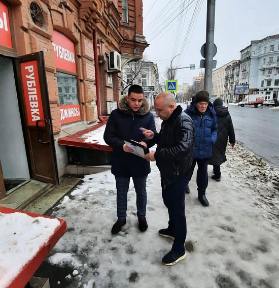 Представителям торговых объектов напомнили 
о необходимости проведения уборки снега