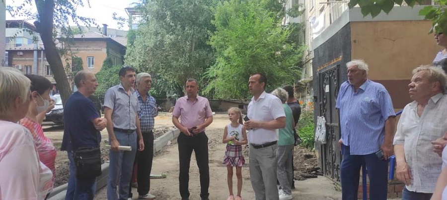 Прошла встреча с жителями двора по ул. Мичурина