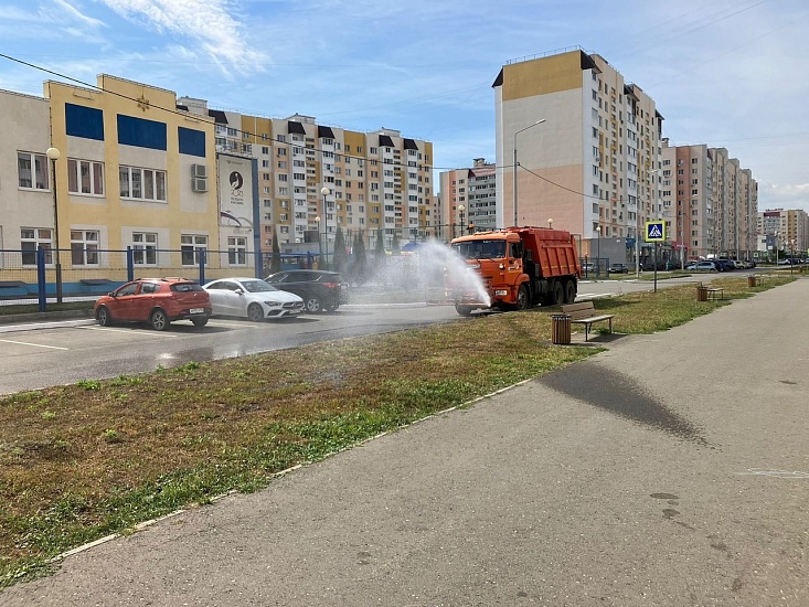 На территории Кировского района продолжаются 
мероприятия по благоустройству зеленых зон