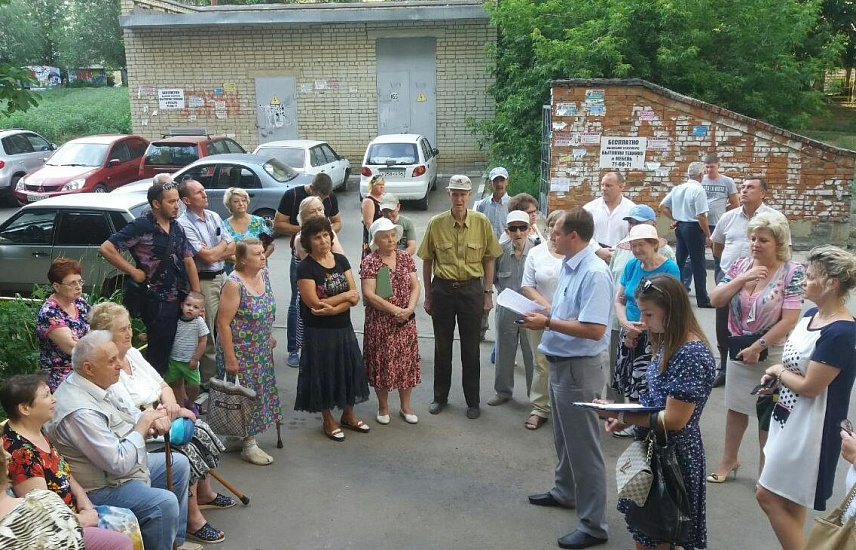 В Волжском районе состоялась очередная 
встреча с жителями