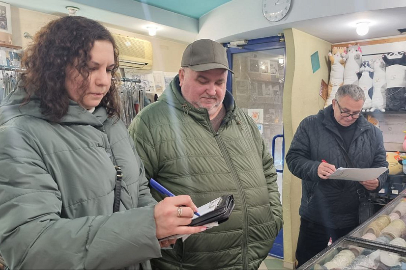 На улице Чапаева проведена комплексная профилактика неформальной занятости