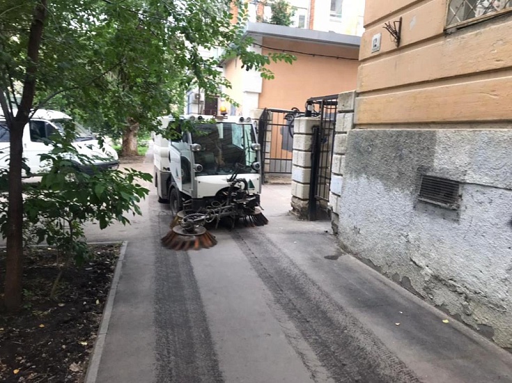 В Октябрьском районе ведутся комплексные 
работы по благоустройству
