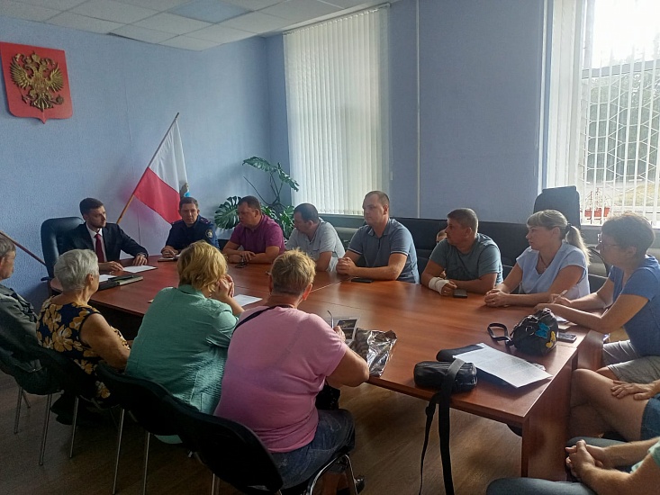 На территории рабочего поселка Соколовый 
состоялось совещание с представителями СНТ и обсудились вопрос о создании индустриального парка