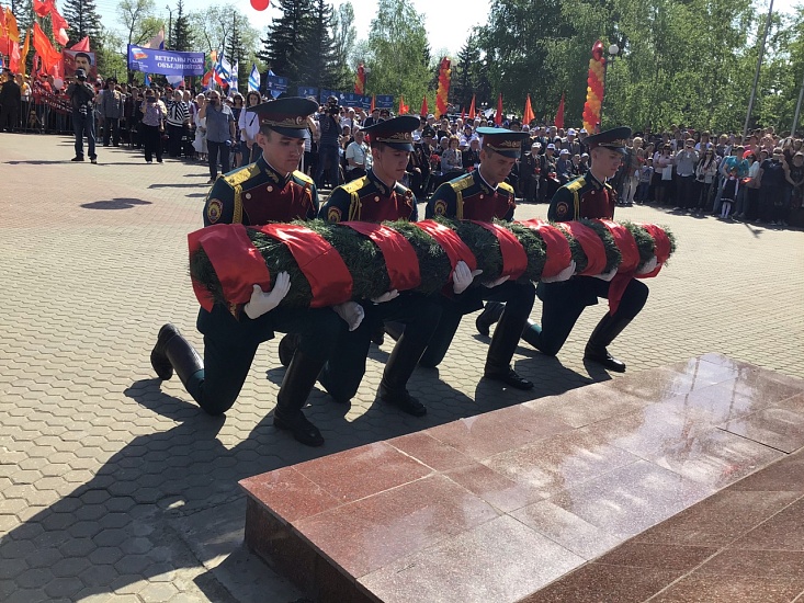 На Соколовой горе состоялся торжественный 
митинг-концерт, посвященный Дню Победы
