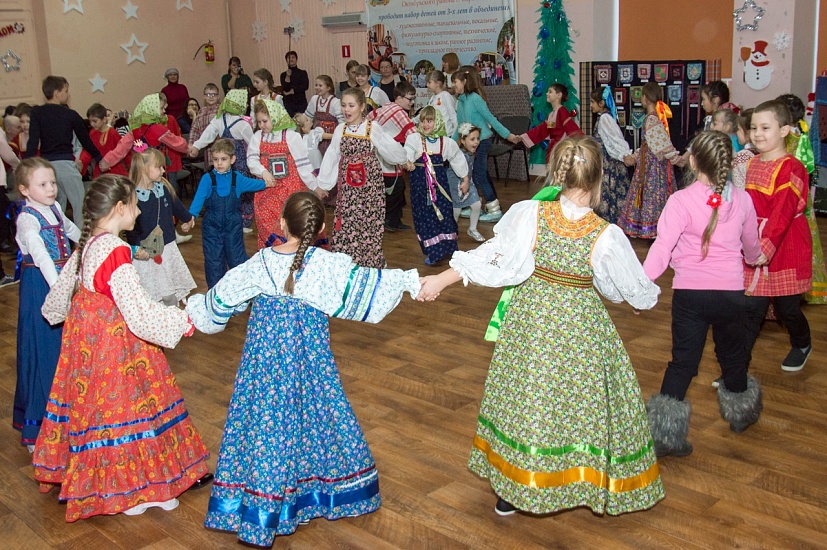 Фольклорный праздник «Колядки» состоялся 
в Центре дополнительного образования
