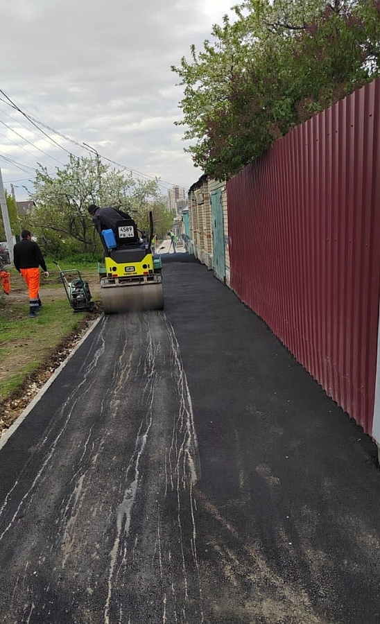 В Кировском районе продолжается реализация 
проекта по ремонту тротуаров