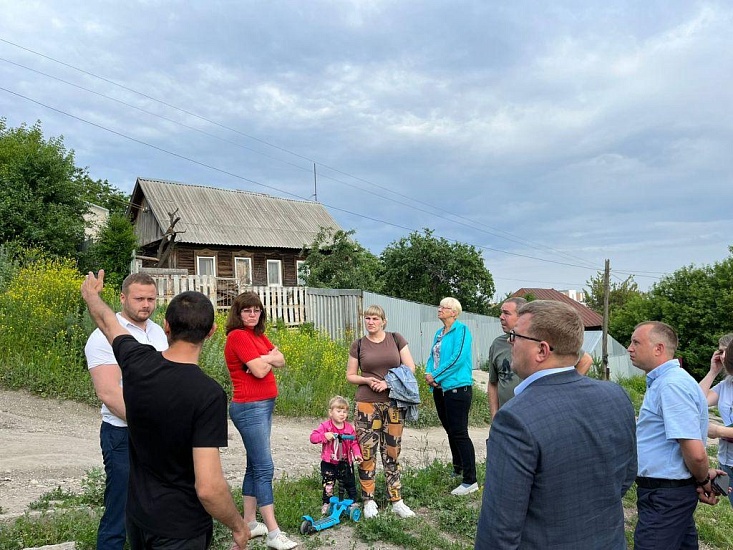 Андрей Марусов встретился с жителями частного 
сектора ул. Усиевича