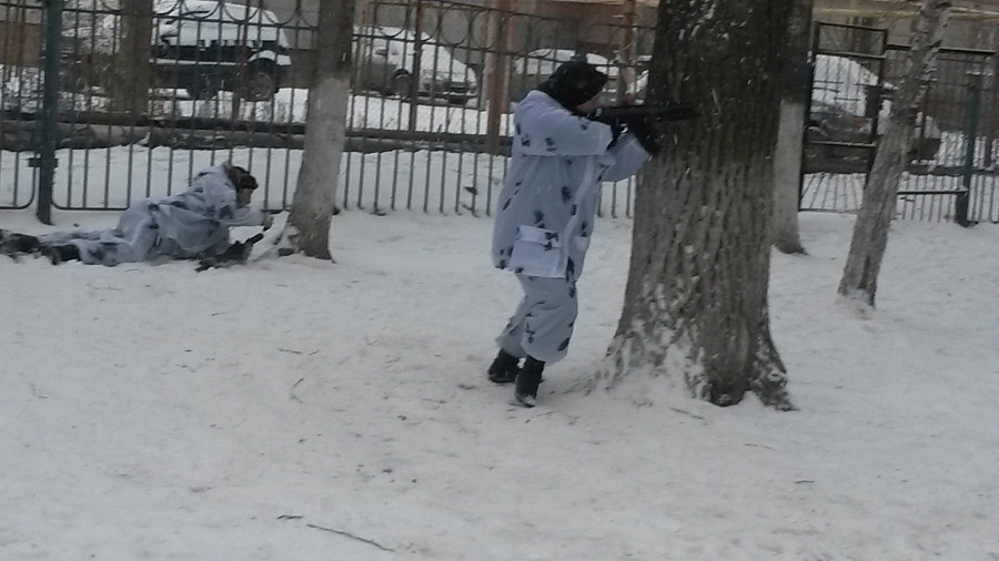 Юные казаки Ленинского района стали лучшими 
в отборочном этапе турнира по лазертагу