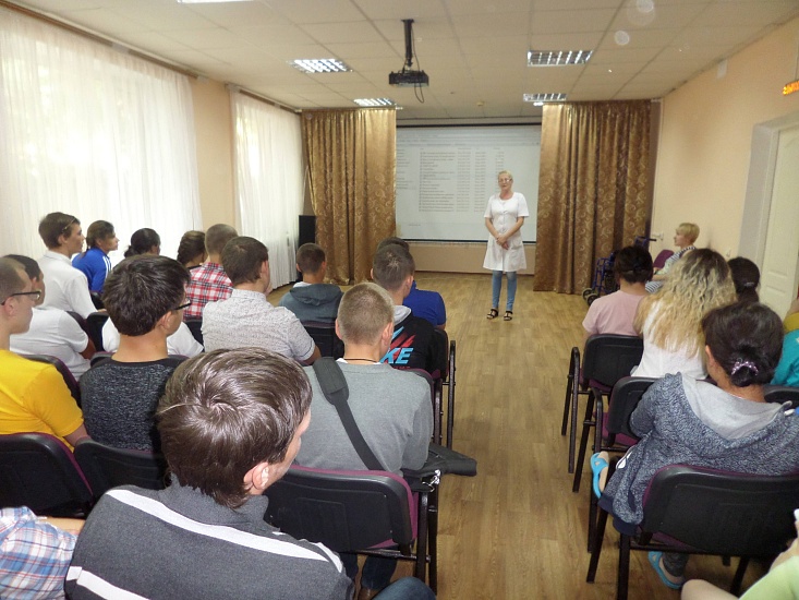 Учащимся интерната рассказали о профилактике 
гриппа