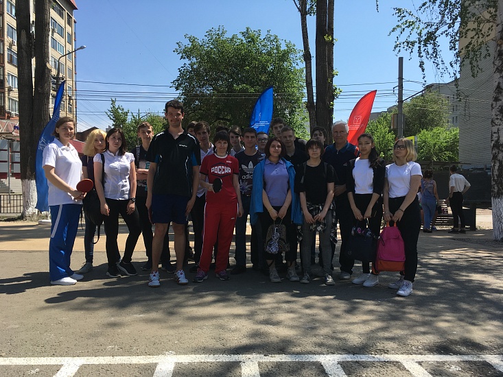 «Городские выходные»: на Рахова прошли 
мастер-классы по настольному теннису