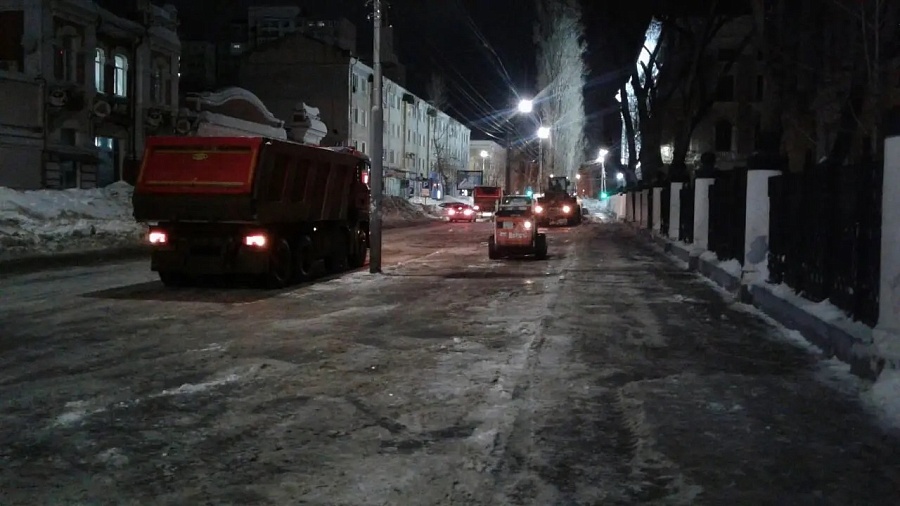 В ночное время запланирован комплекс работ 
по расширению проезжего полотна и вывозу снега